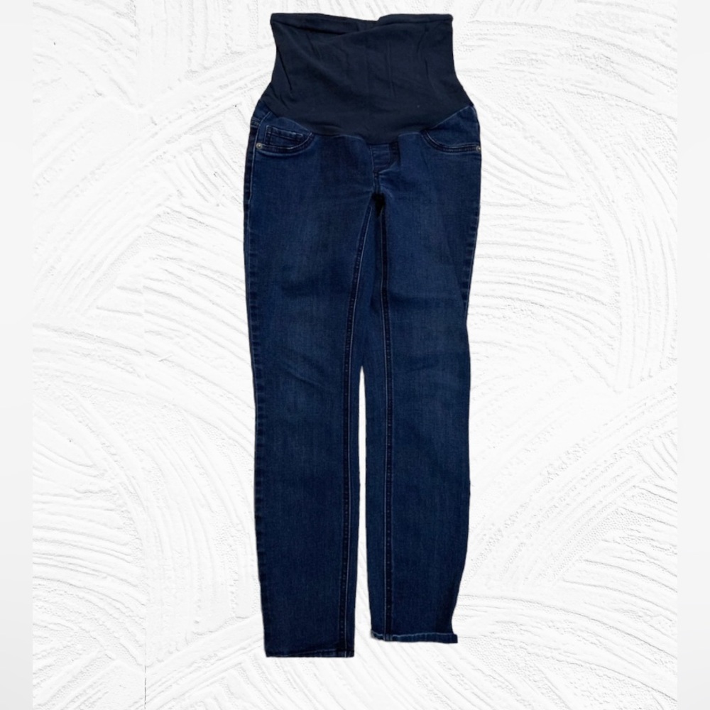 🤰Indigo Blue premium denim Maternity Jeans XS